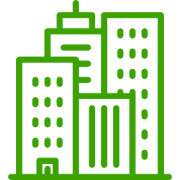 Commercial building icon for driveway cleaning in Melbourne, FL